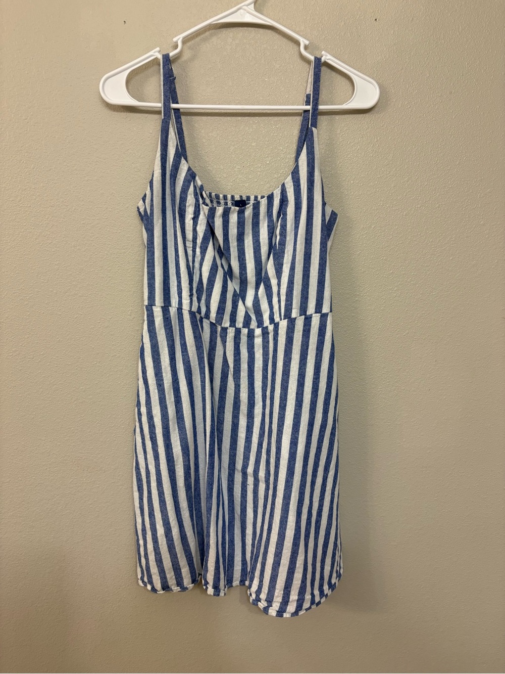 Old Navy Blue and White Striped Sundress